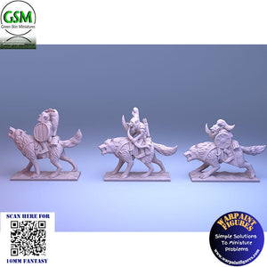 10mm Goblin Wolf Riders
