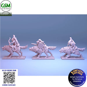 10mm Goblin Wolf Riders