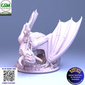 10mm Night Goblin Shaman On Wyvern