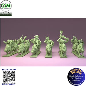 10mm Orc Boar Riders