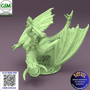 10mm Orc Heroes On Wyverns
