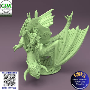10mm Orc Heroes On Wyverns