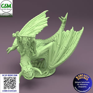 10mm Orc Heroes On Wyverns
