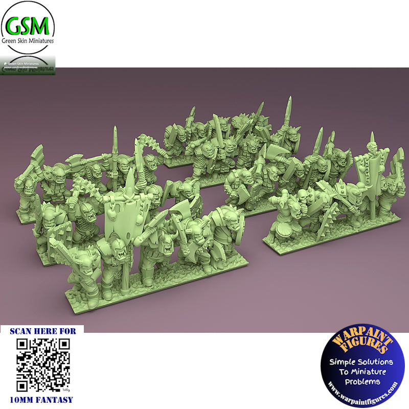 10mm Orc Warriors