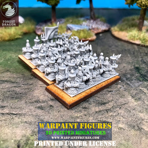 10mm Dwarf Demonsmith Warriors (Big Hats & Helmets)