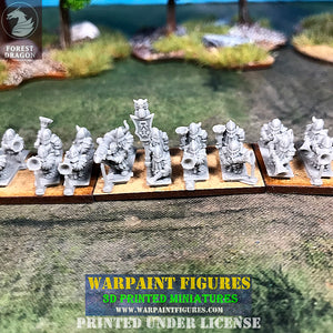 10mm Dwarf Demonsmith Blunderbusses (Helmets)