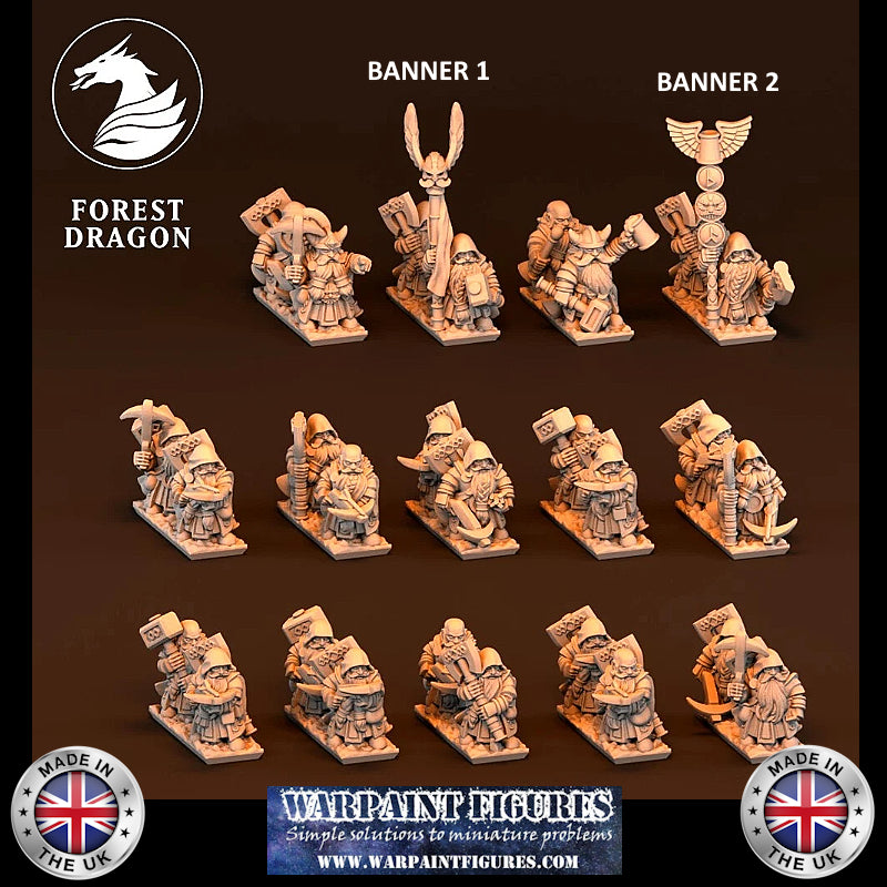 10mm Dwarf Crossbow Regiment