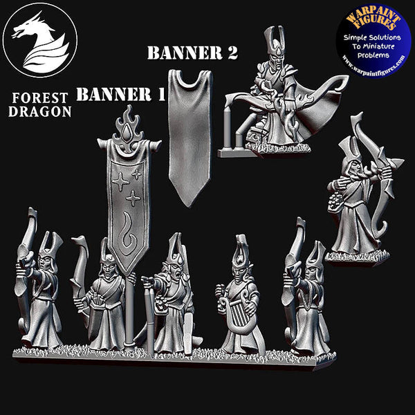 10mm Aurethil Court Elves Archers