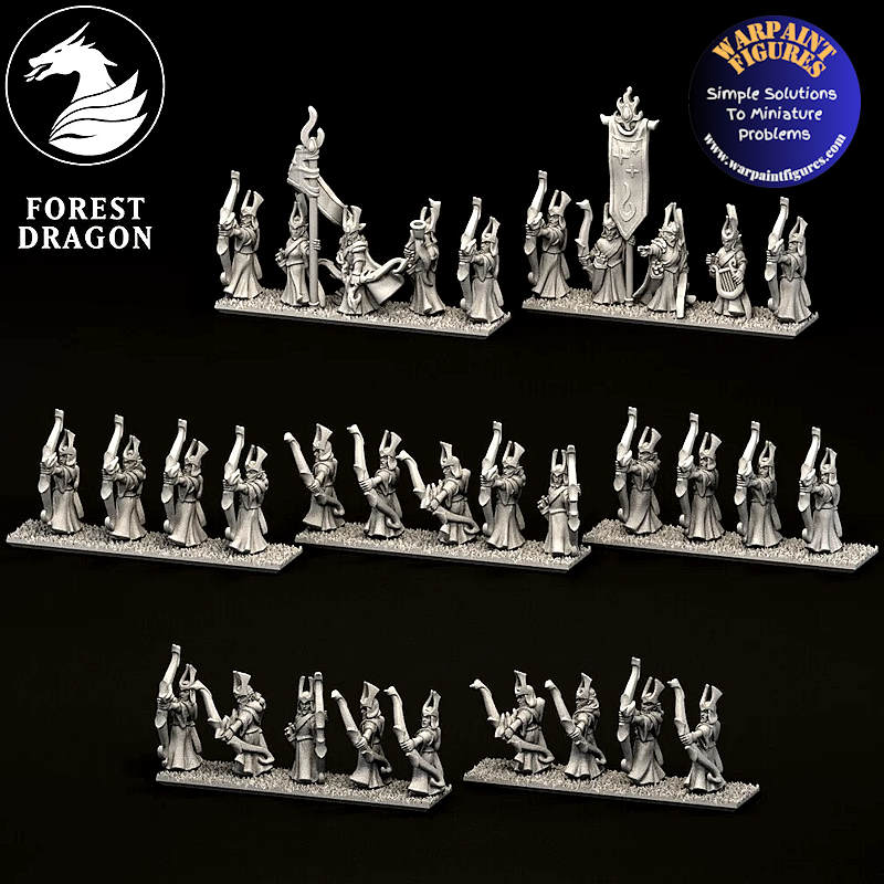 10mm Aurethil Court Elves Archers