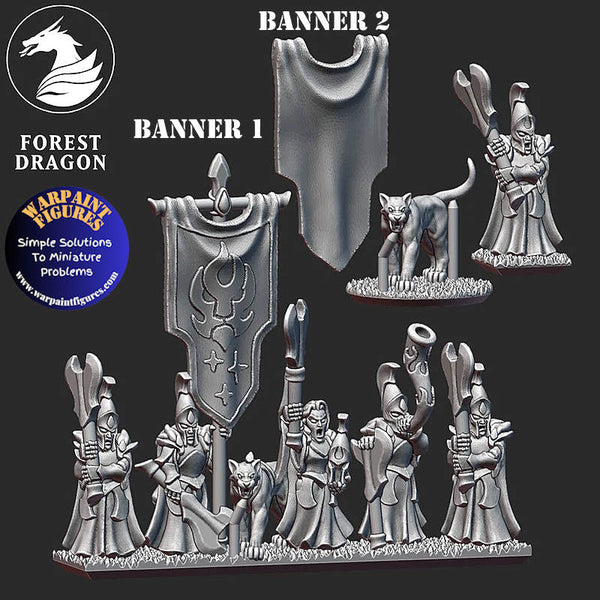 10mm Aurethil Court Elves Axe Infantry