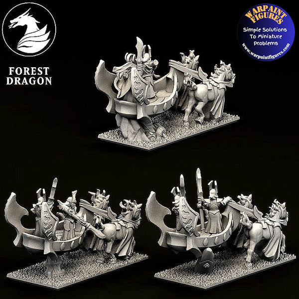 10mm Aurethil Court Elves Chariots