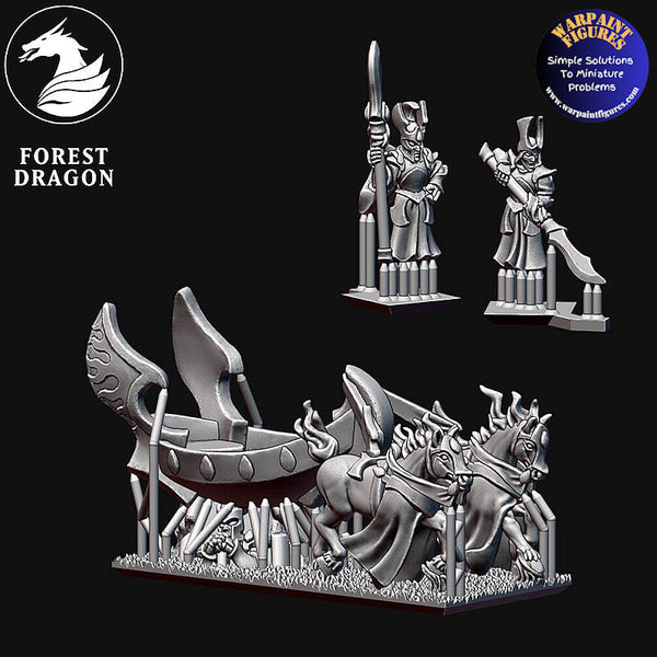 10mm Aurethil Court Elves Chariots