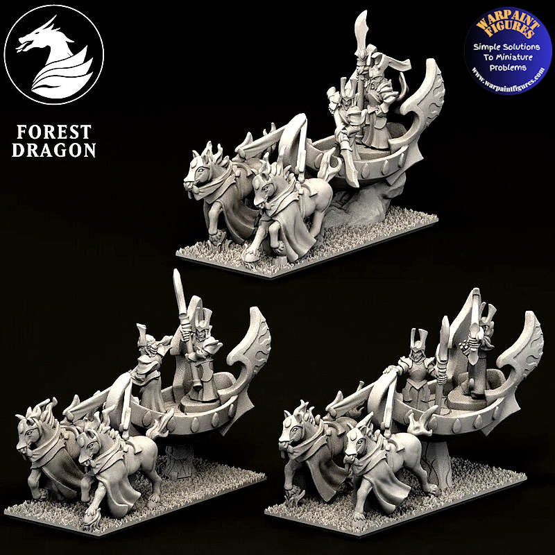 10mm Aurethil Court Elves Chariots