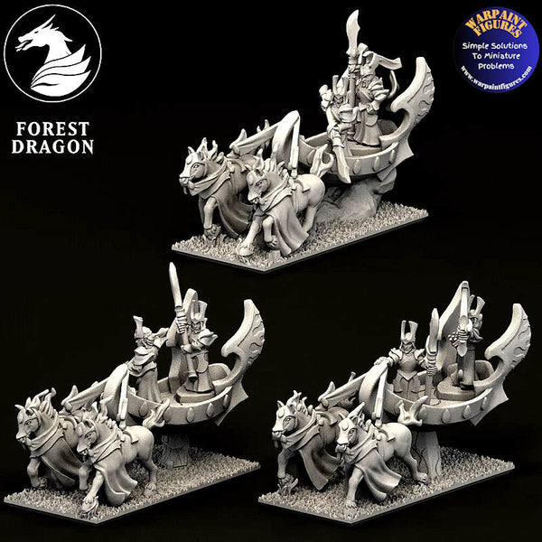 10mm Aurethil Court Elves Chariots