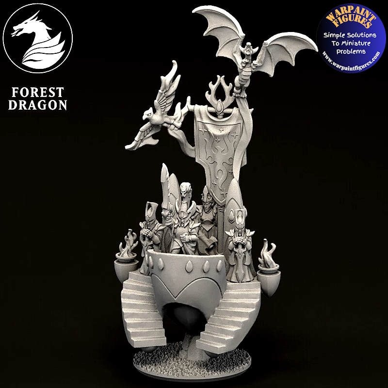 10mm Aurethil Court Elves General Army Standard