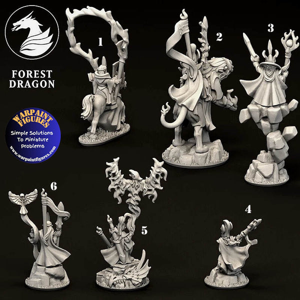 10mm Aurethil Court Elves Generals Characters & Heroes