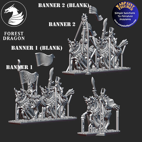 10mm Aurethil Court Elves Light Cavalry Regiment