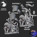 10mm Aurethil Court Elves Lion Cavalry Regiment