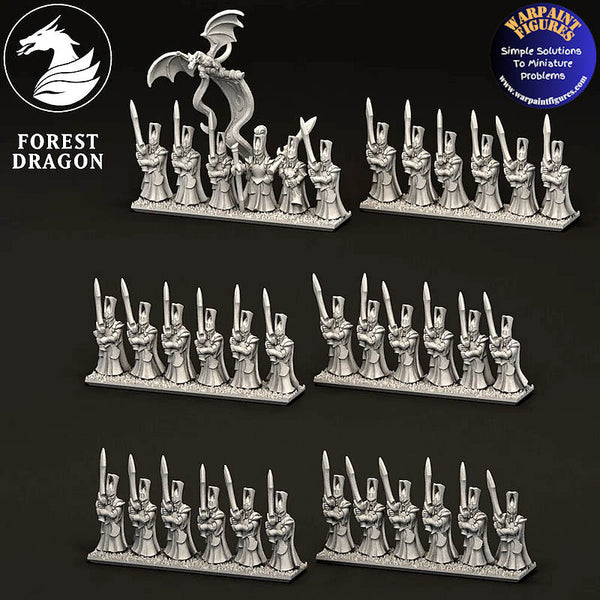 10mm Aurethil Court Elves Sword Infantry