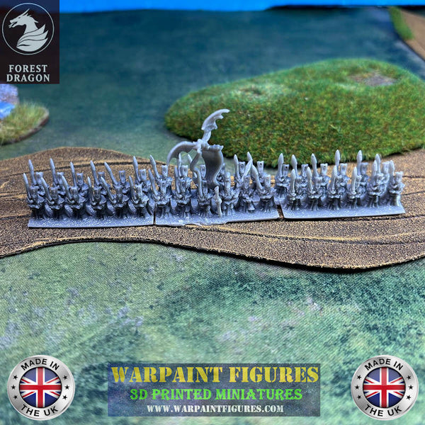 10mm Aurethil Court Elves Sword Infantry