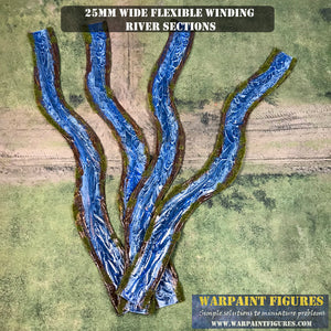 25mm Wide Flexible Rivers (Classic) - Winding