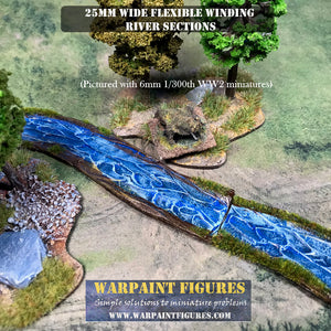 25mm Wide Flexible Rivers (Classic) - Winding