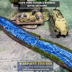 25mm Wide Flexible Rivers (Classic) - Winding