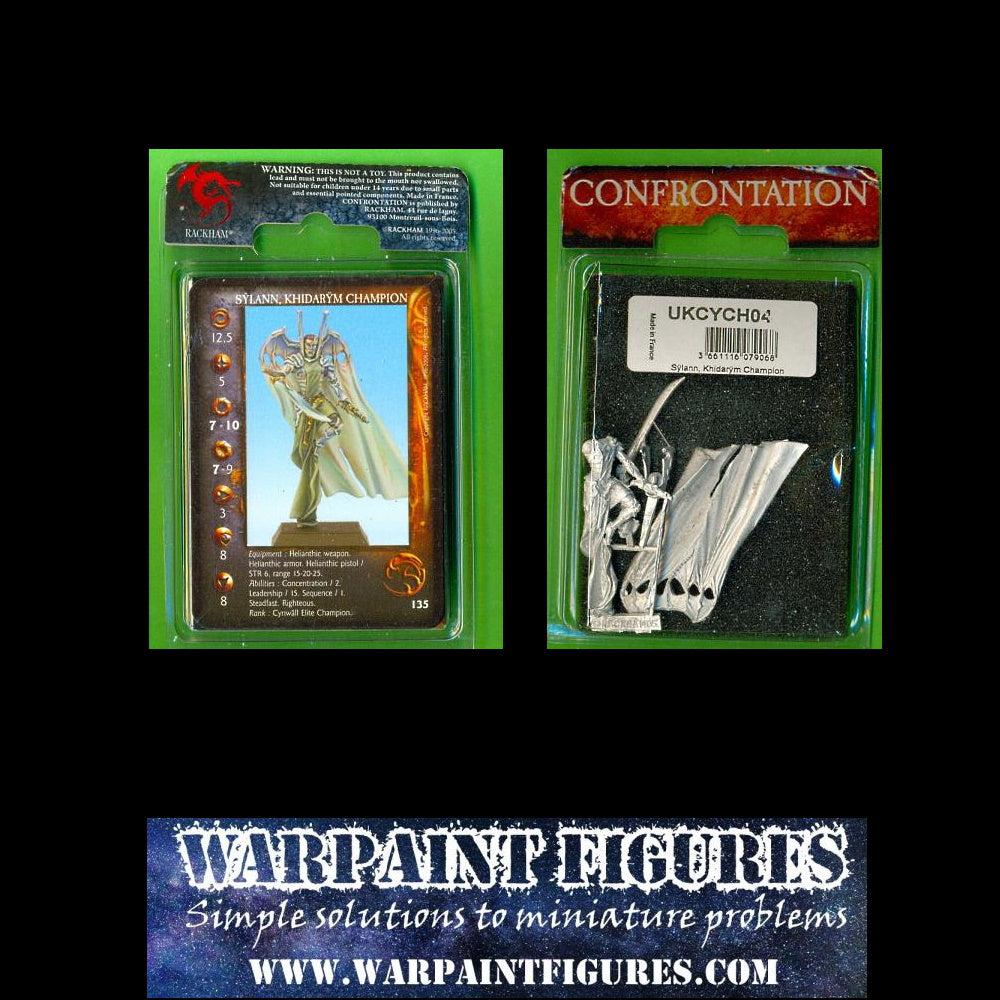 BNIB OOP Rackham Confrontation Sylann Khidarym Champion (Cynwall Elves)