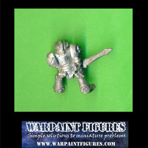 For Sale - Warpaint Figures - OOPWarhammer 40K 1991 Space Marine Librarian With 2 Handed Force Sword