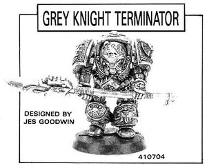 Rare 1988 40K Grey Knights Space Marine Terminator