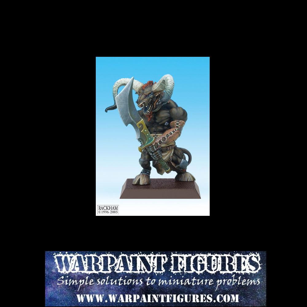 For Sale - Warpaint Figures - Rackham Confrontation BNIB Kelt Drunes Minotaur - Metal