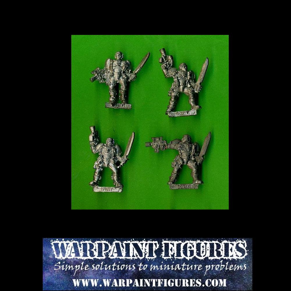 4 x OOP GW Warhmmer 40K Space Marine Scouts #2