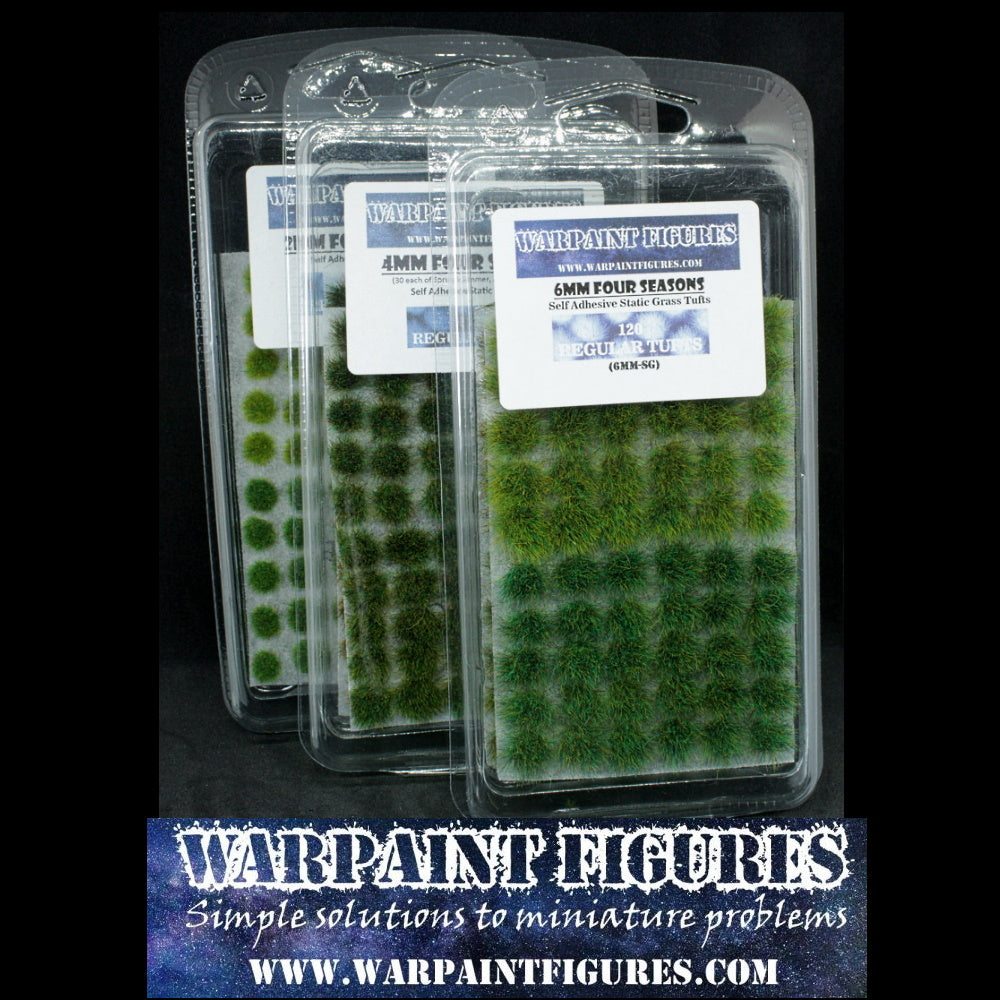 The Complete Four Seasons Static Grass Tufts Bundle 2mm-6mm
