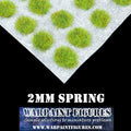 2mm Spring Random/Wild Self Adhesive Static Grass Tufts