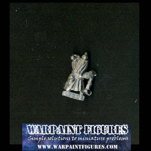 Warpaint Figures - 1987 Games Workshop Oldhammer Warhammer Fantasy Dwarf Officer for Sale
