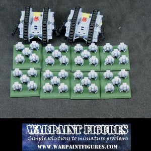 Warpaint Figures - Painted Epic 40K Space Wolves Terminator Detachment for sale