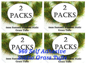 SAVE 20% - 4mm Giant Bundle Natural & Wild Static Grass Tufts