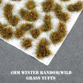 4mm Winter Random/Wild Self Adhesive Static Grass Tufts