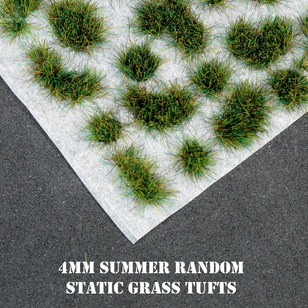 4mm Summer Random/Wild Self Adhesive Static Grass Tufts