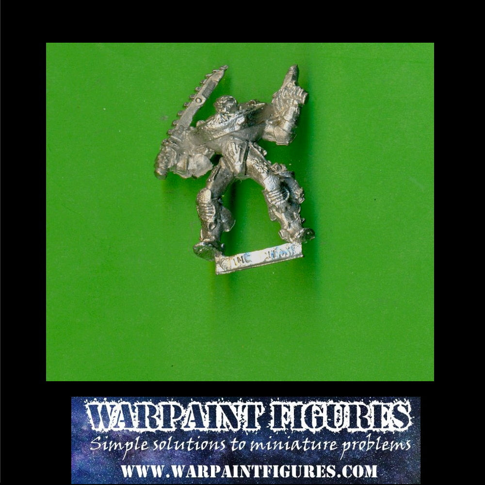 OOP 1989 GW 40K Inquisitor With Chainsword & Plasma Pistol