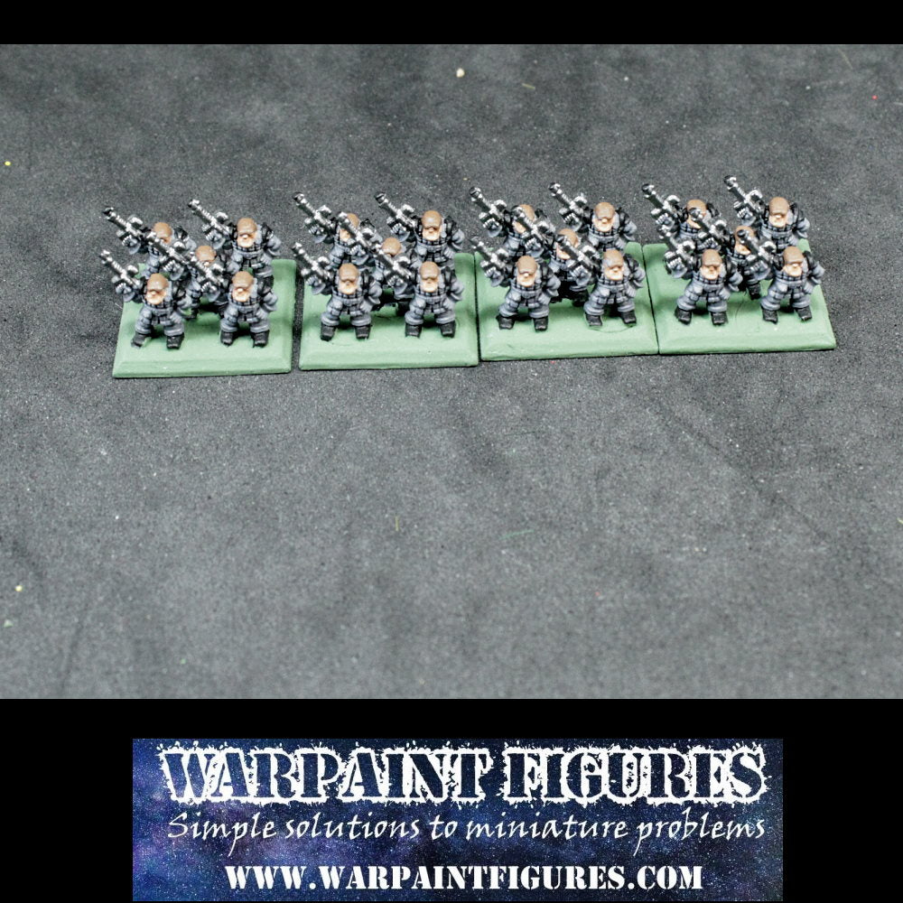 Warpaint Figuures - Epic 40k Imperial Guard/Astra Militarium Squad for Warhammer Epic 40k/Adeptus Titanicus