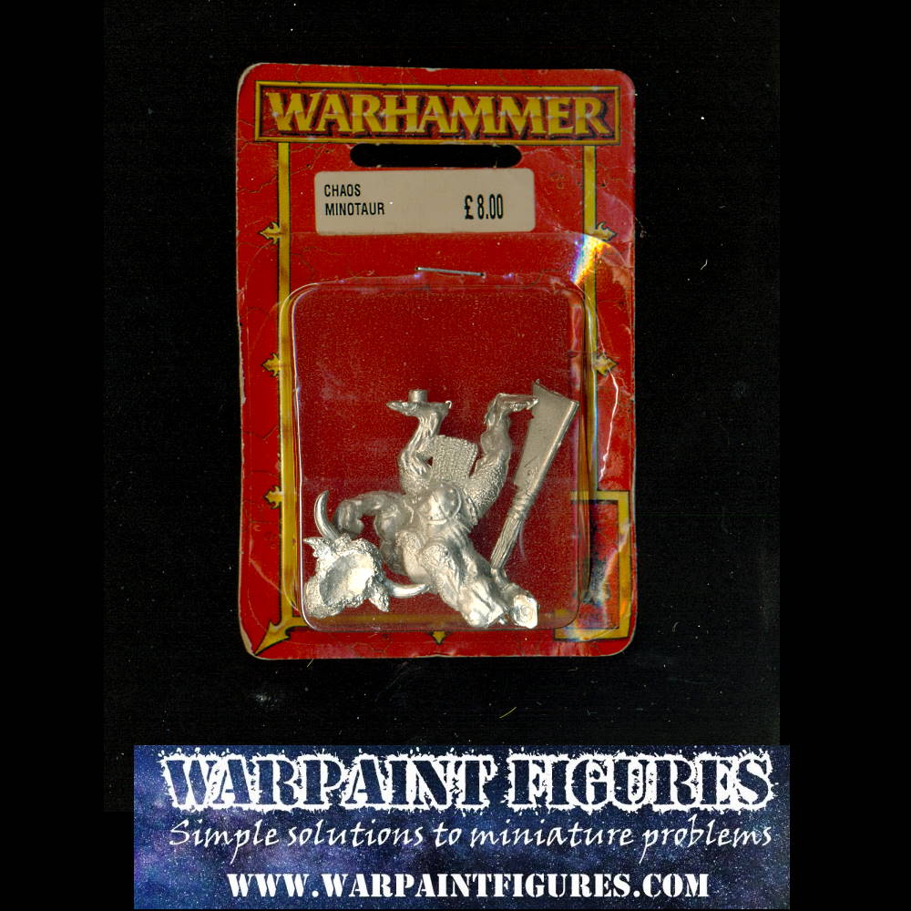 Warpaint Figures - Warhammer 40000 OOP 1997 GW WFB Chaos Minotaur