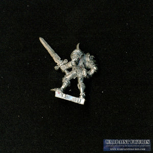 Warpaint Figures - OOP 1988 Warhammer Fantasy Realms Of Chaos Lost and the DamnedChampion Of Nurgle
