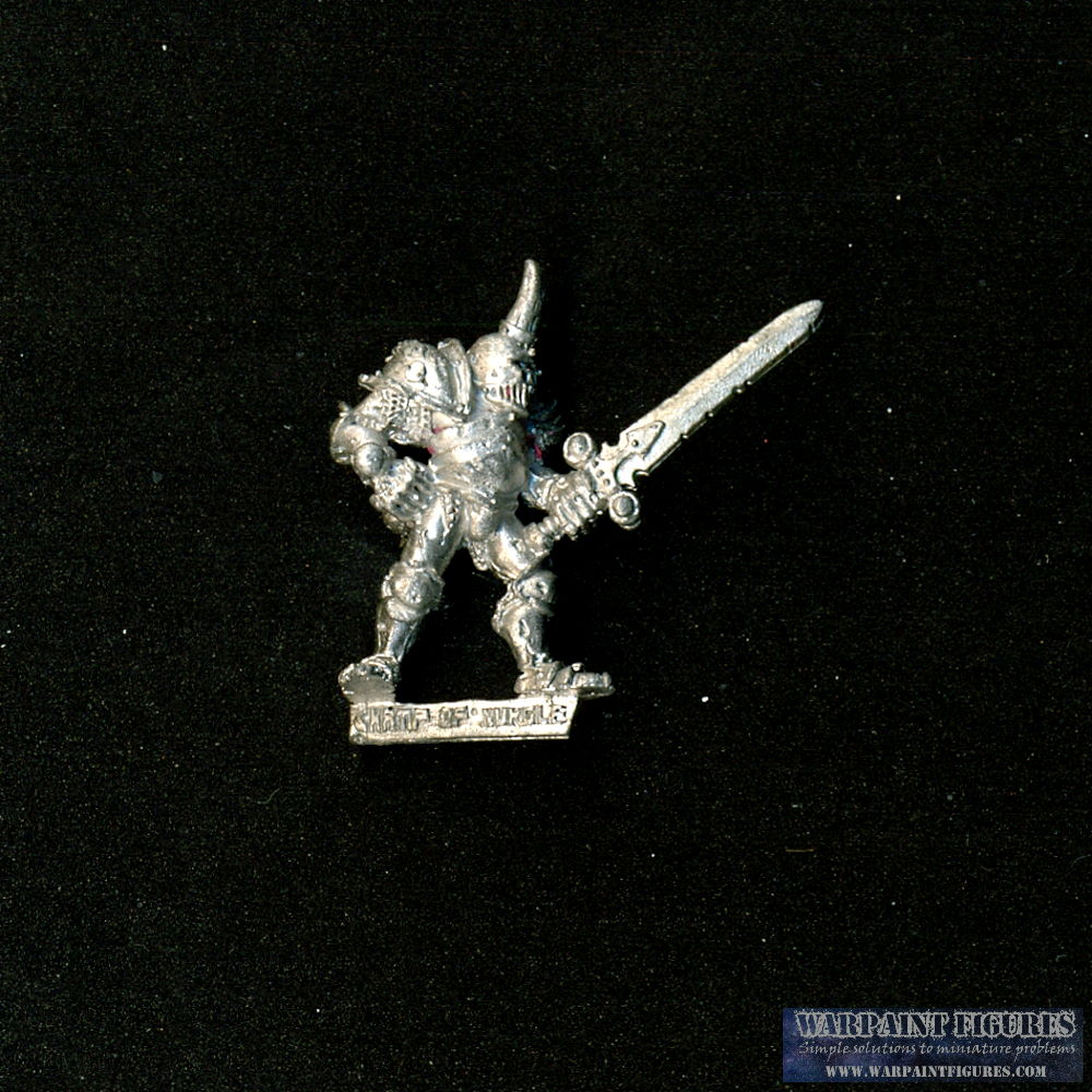 Warpaint Figures - OOP 1988 Warhammer Fantasy Realms Of Chaos Champion Of Nurgle