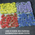 6mm Summer Mix Flowers Random Grass Tufts