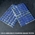 6mm Blue Flowers Static Grass Tufts