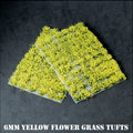 6mm Yellow Flowers Static Grass Tufts