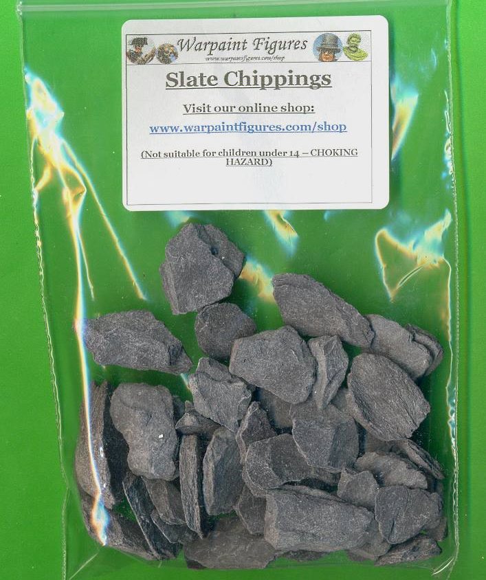Slate Chippings For Basing Wargames & Warhammer Miniatures
