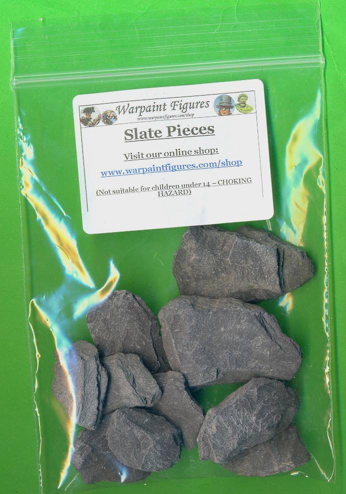 Slate Pieces For Wargaming Miniatures