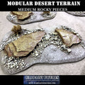 Medium Rocky Desert Terrain Pieces